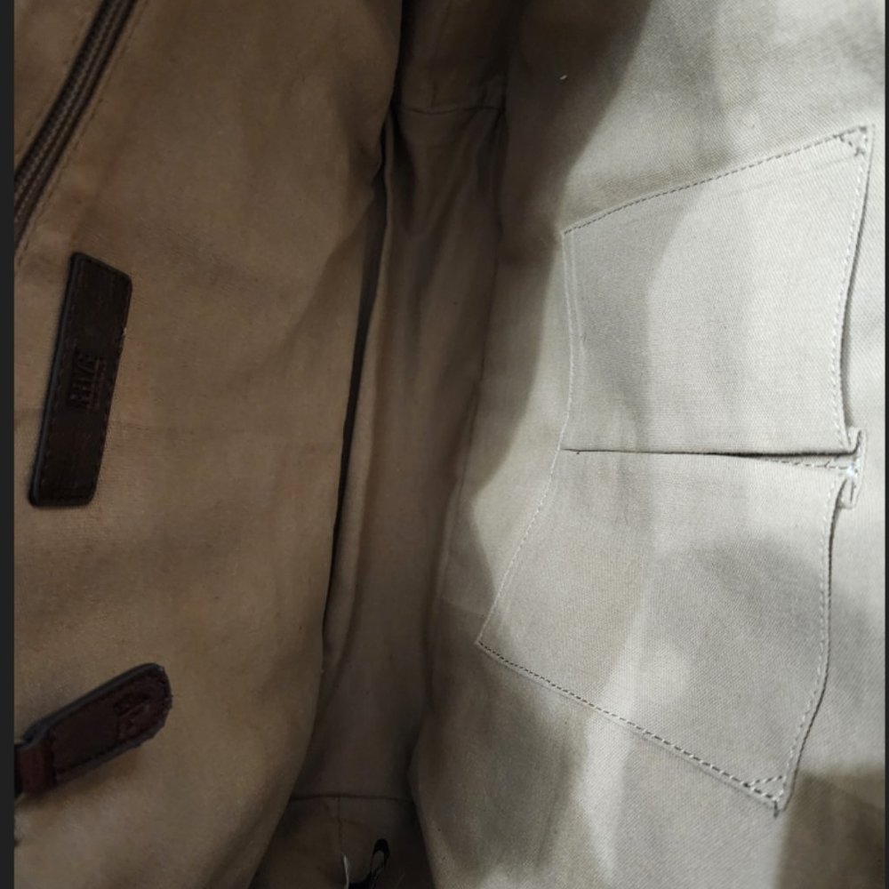 Frye Dark Brown Leather Tote Bag - Picture 9 of 9